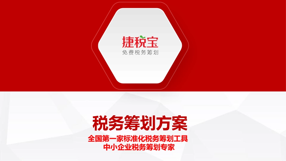 税务筹划方案_第1页