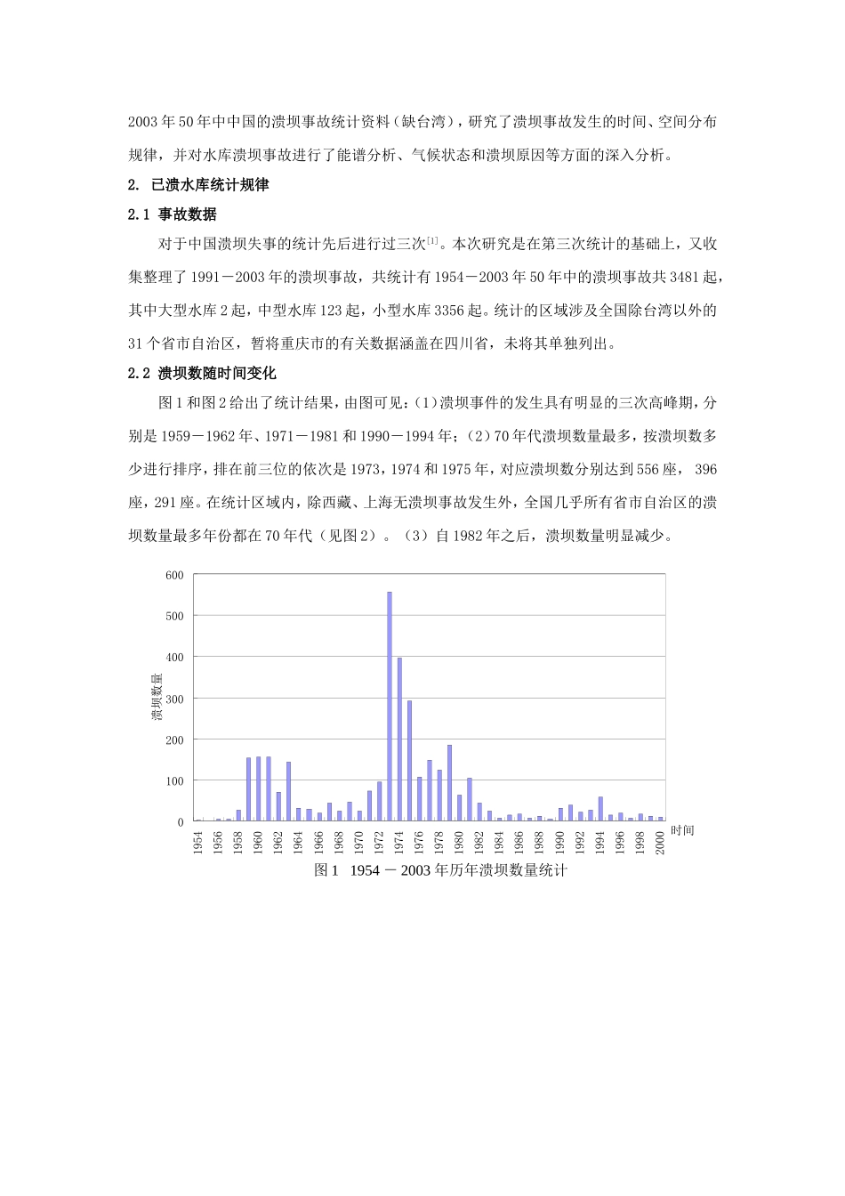 中国水库大坝失事统计与初步分析_第2页