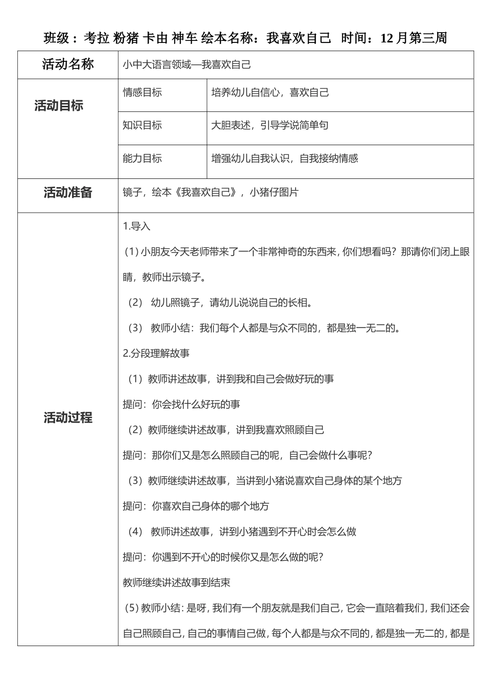 绘本教案-我喜欢自己_第1页