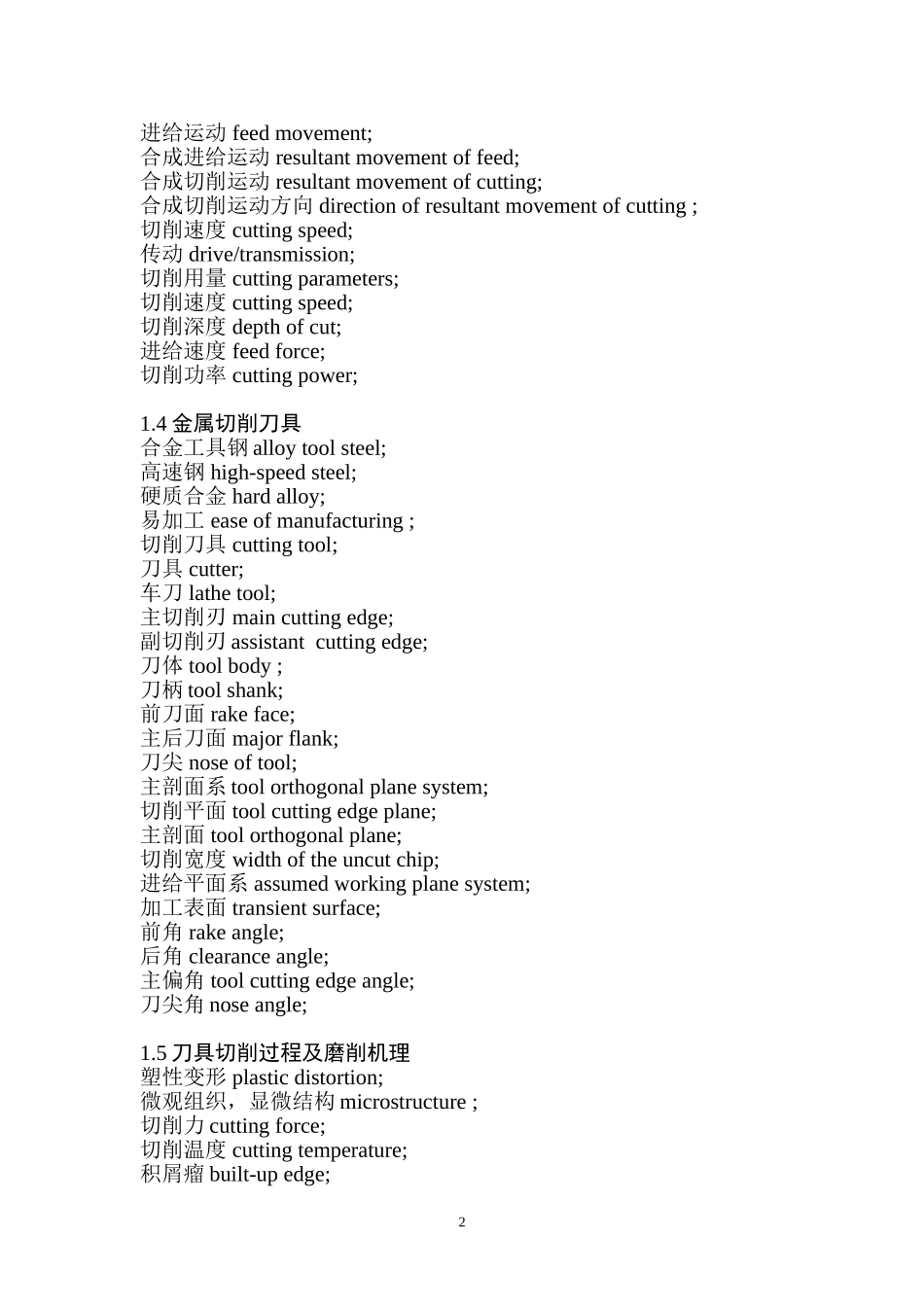 机械加工英语词汇_第2页