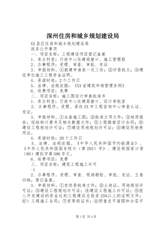 深州住房和城乡规划建设局 