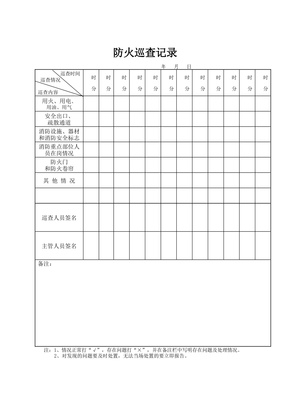 消防台帐样本_第2页