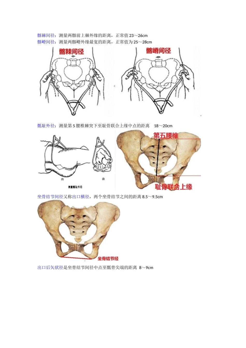 骨盆测量及记忆口诀_第2页