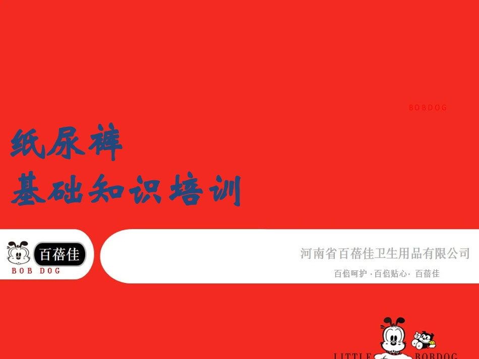 纸尿裤基础知识培训2015微信版_第1页