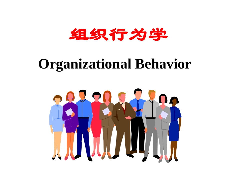 组织行为学课件~组织行为学个体_第1页