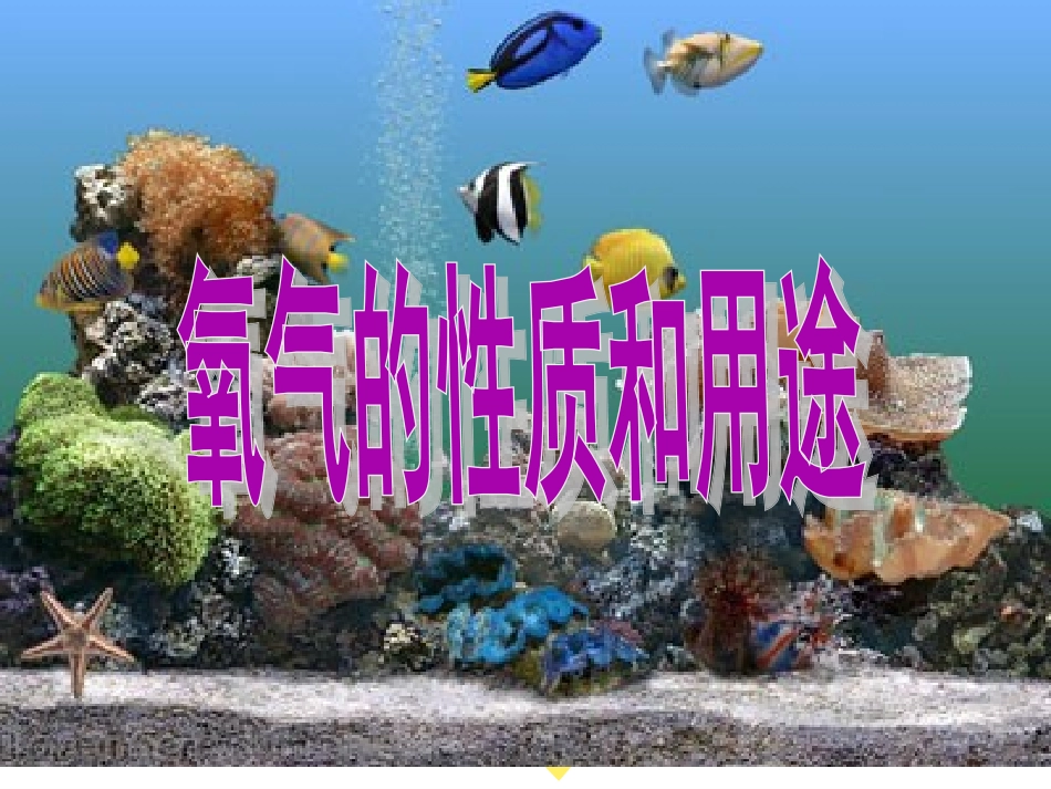氧气的性质和用途_第1页