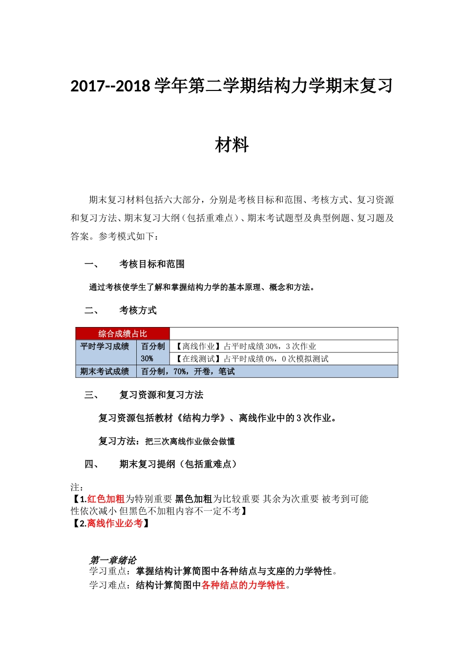 结构力学复习_第1页