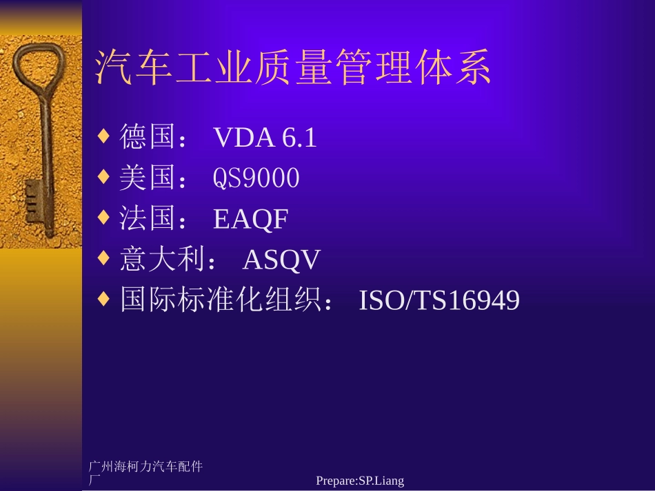 汽车工业质量管理体系_第1页