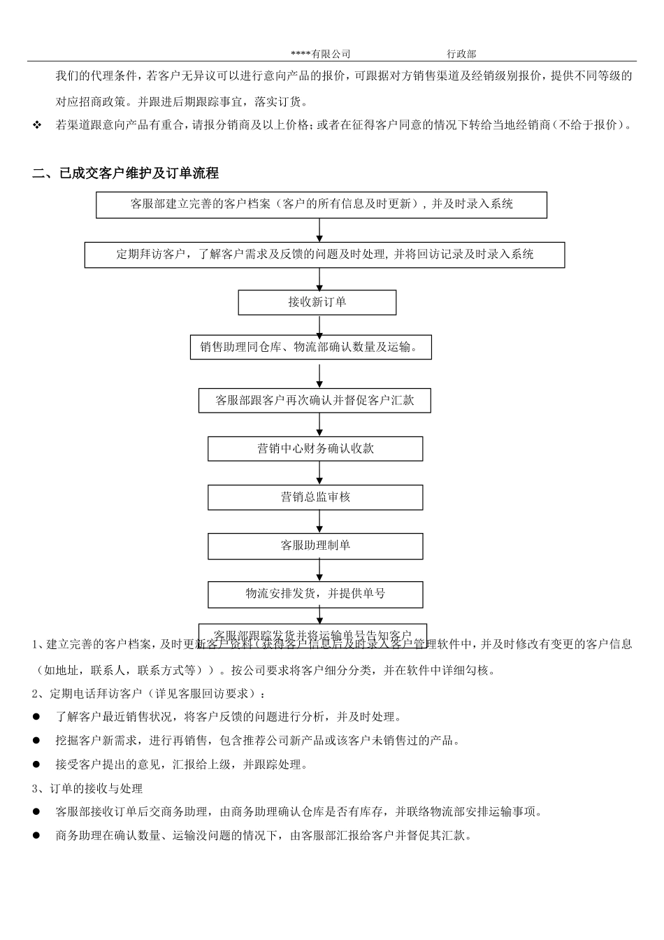 客服部经理岗位职责_第3页