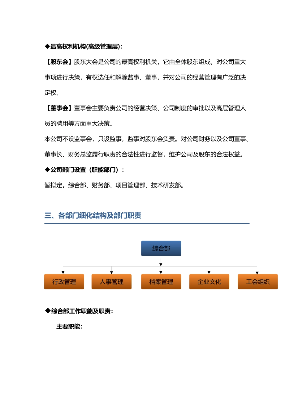 新能源公司组织架构及部门职责(修改稿)_第2页