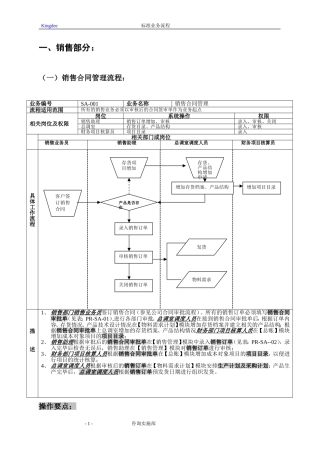 用友软件  最全ERP流程图