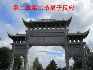 高一必修一学案离子反应二课时