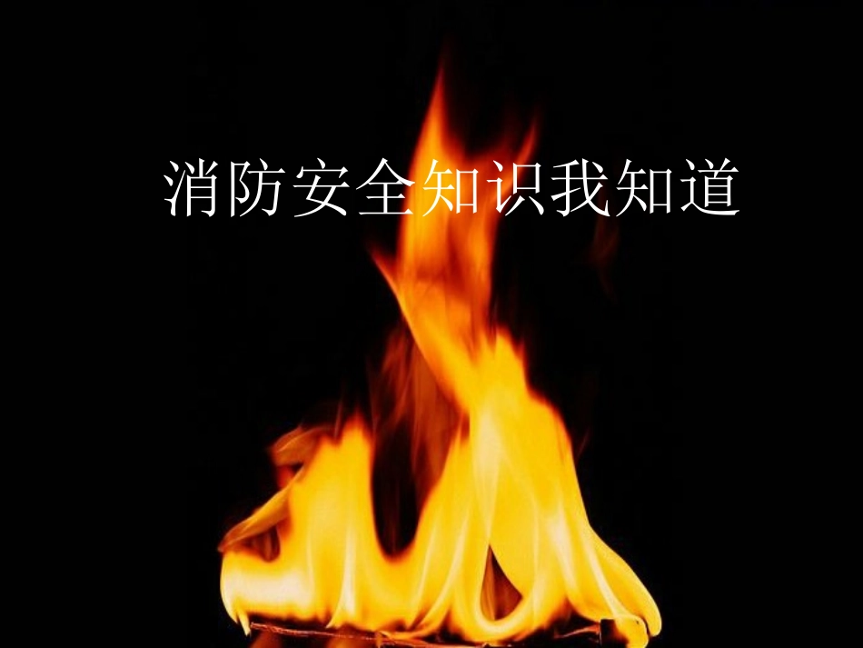 消防安全知识,我知道!_第1页