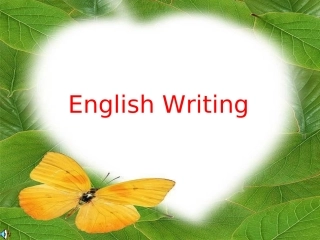 高三英语作文写作指导