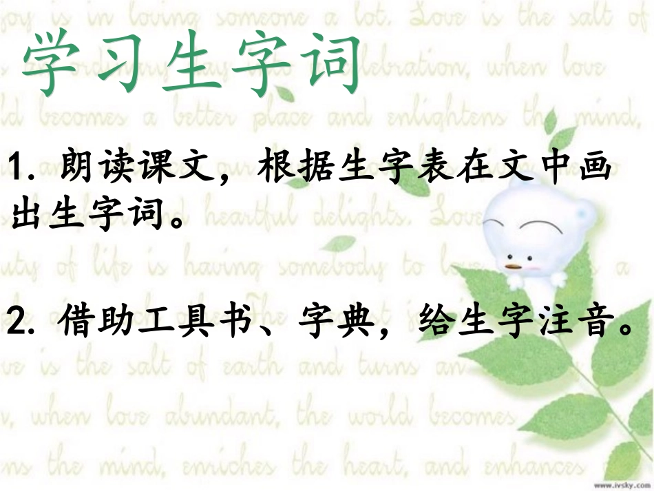 语文S版四年级上册2.芦叶船课件_第3页