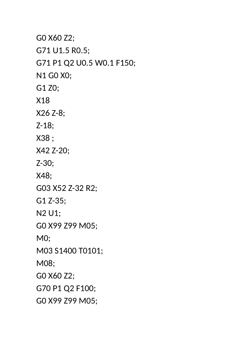 数控车G71_G70指令的编程加工实例_第2页