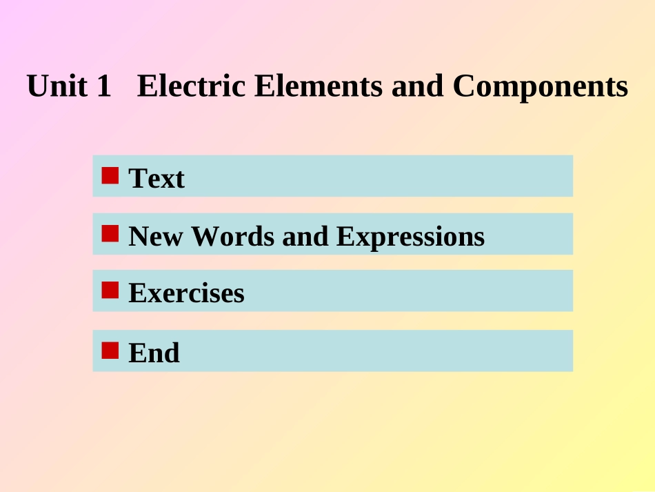 高职电气自动化专业英语课件1_第2页