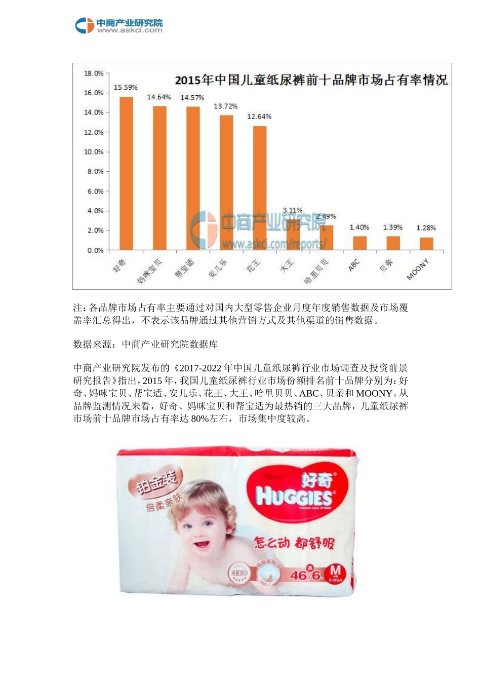 中国儿童纸尿裤十大品牌排行榜_第2页