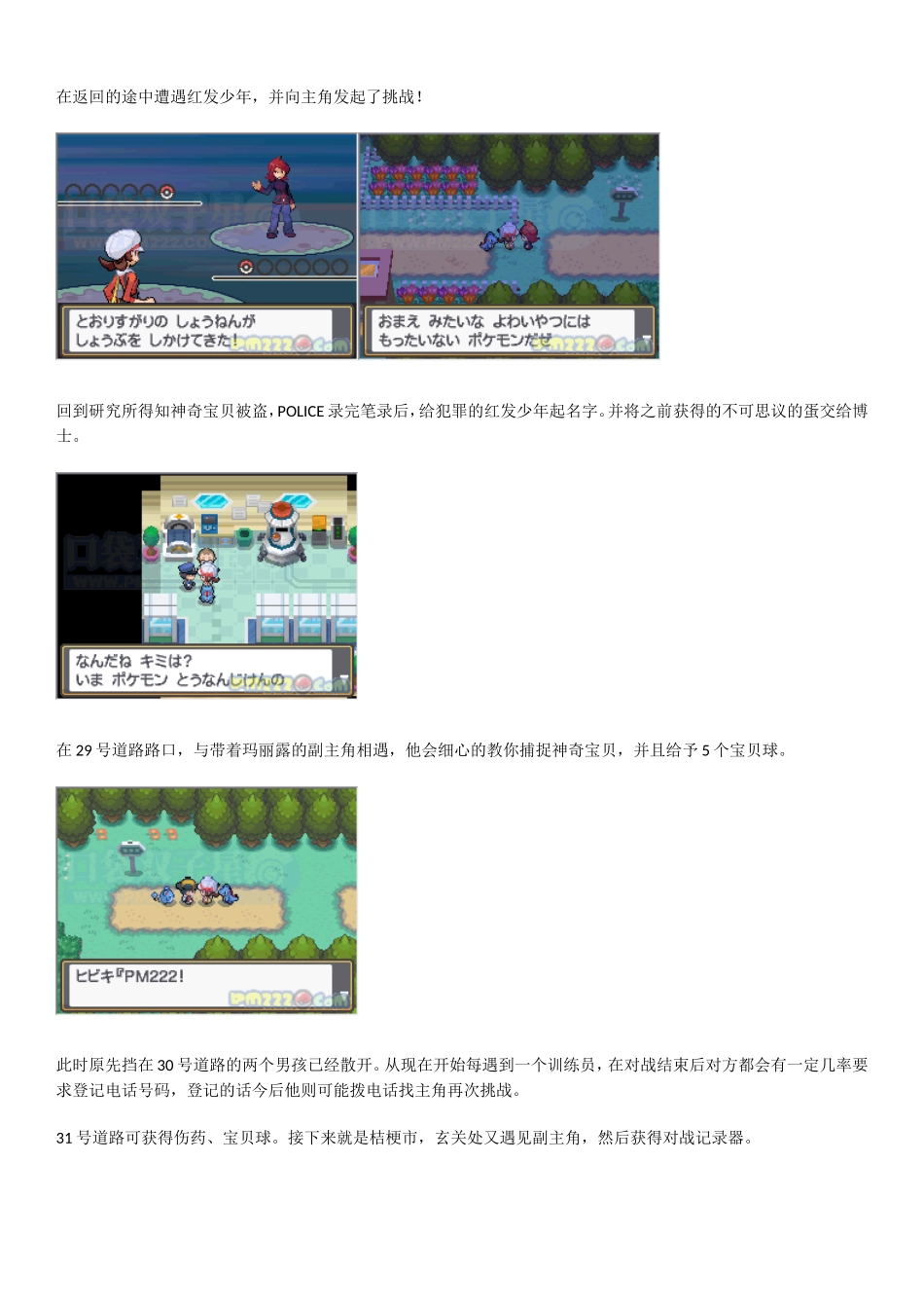 口袋妖怪心金魂银图文完全攻略(城都关东全篇)_第3页