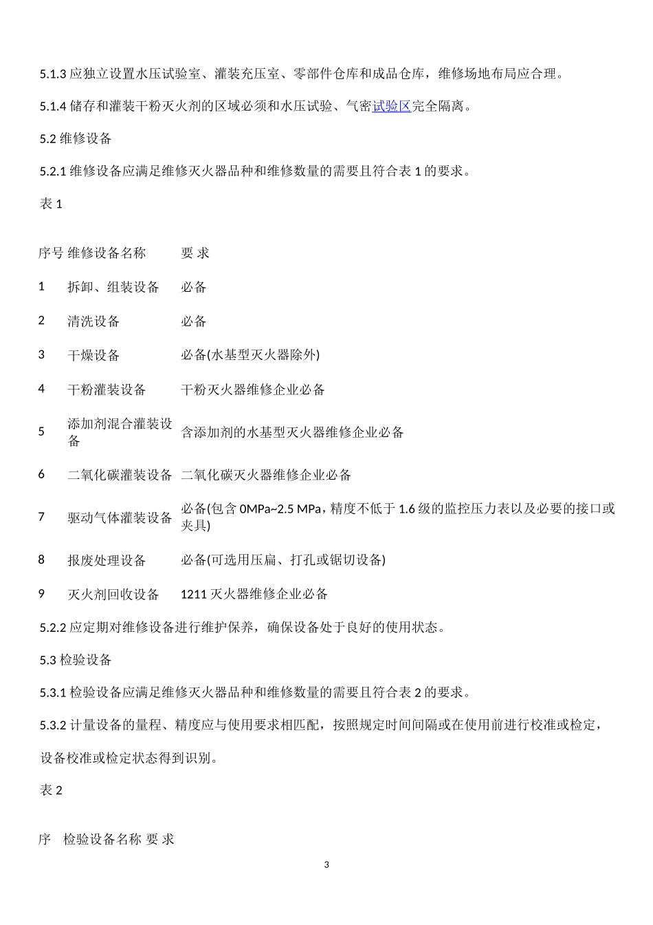 灭火器维修与报废规程(GA 95-2007)_第3页
