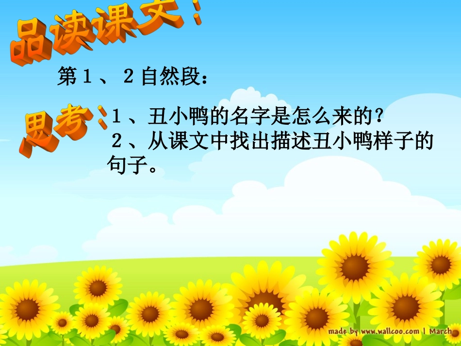 丑小鸭第二课时_第2页