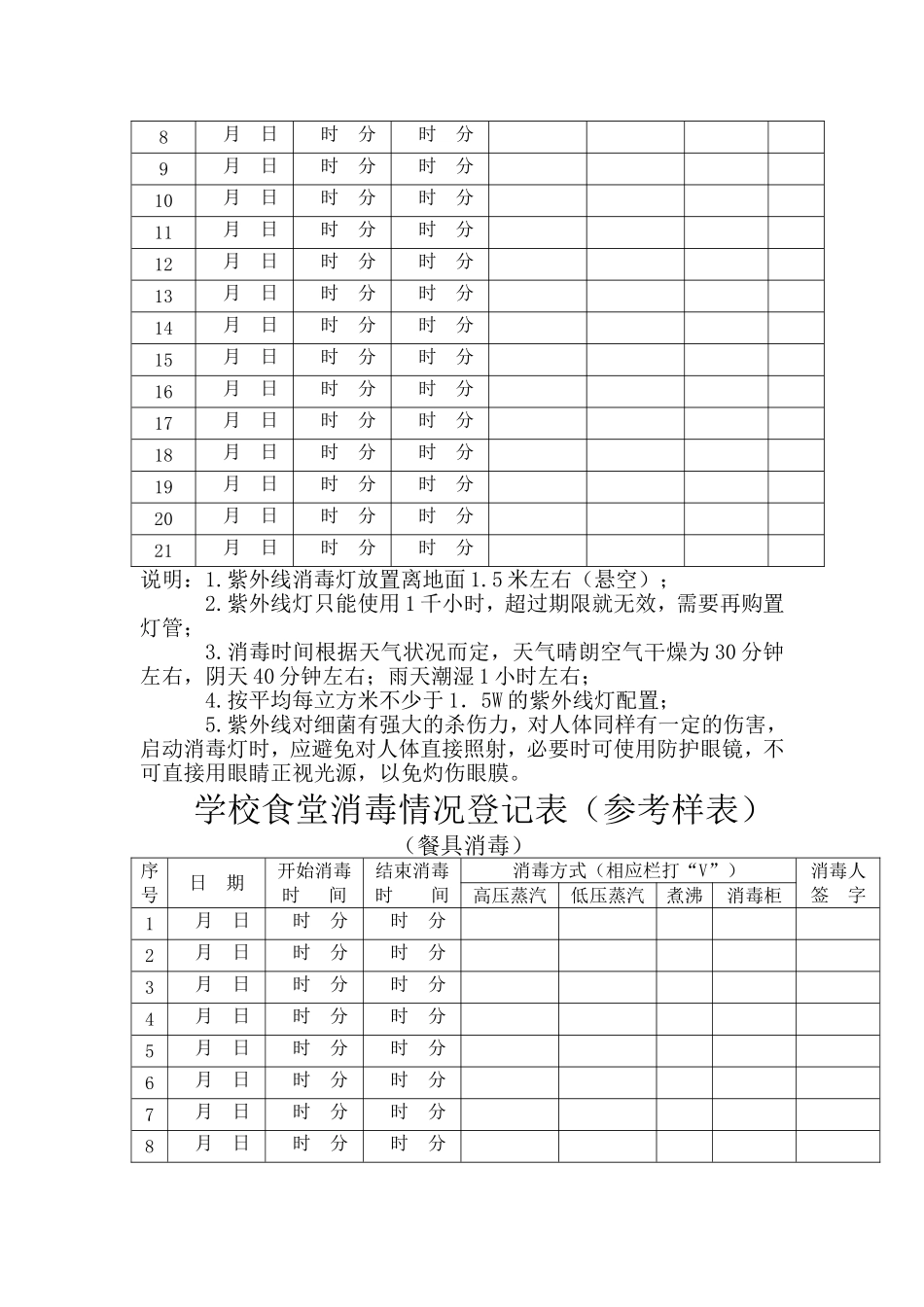 学生晨检记录表(参考样表)_第3页