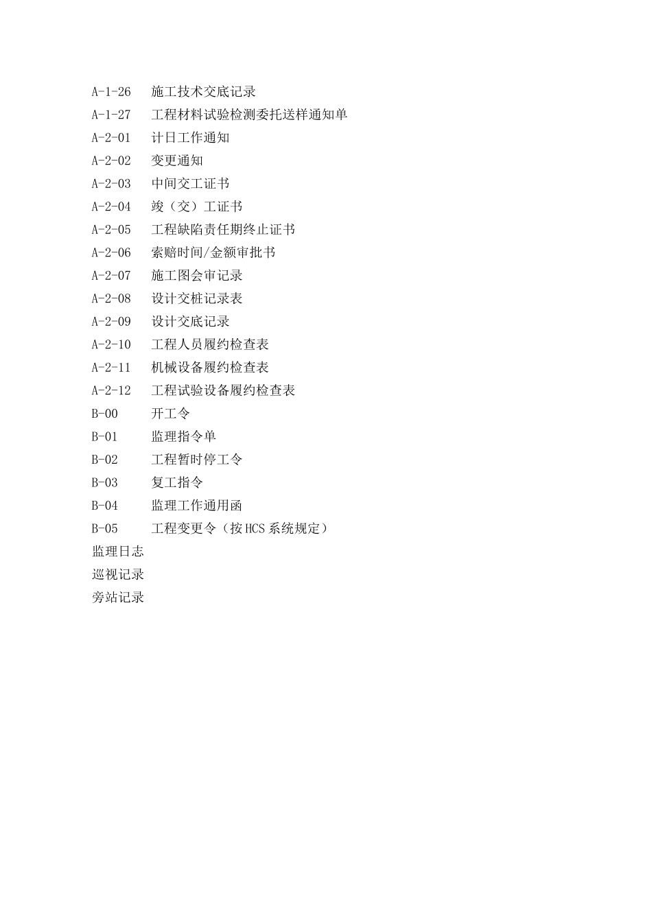 监理全套资料表格_第2页