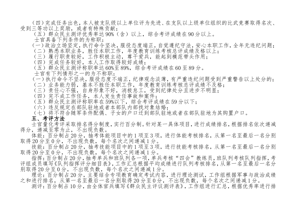 士官量化考评工作方案_第2页