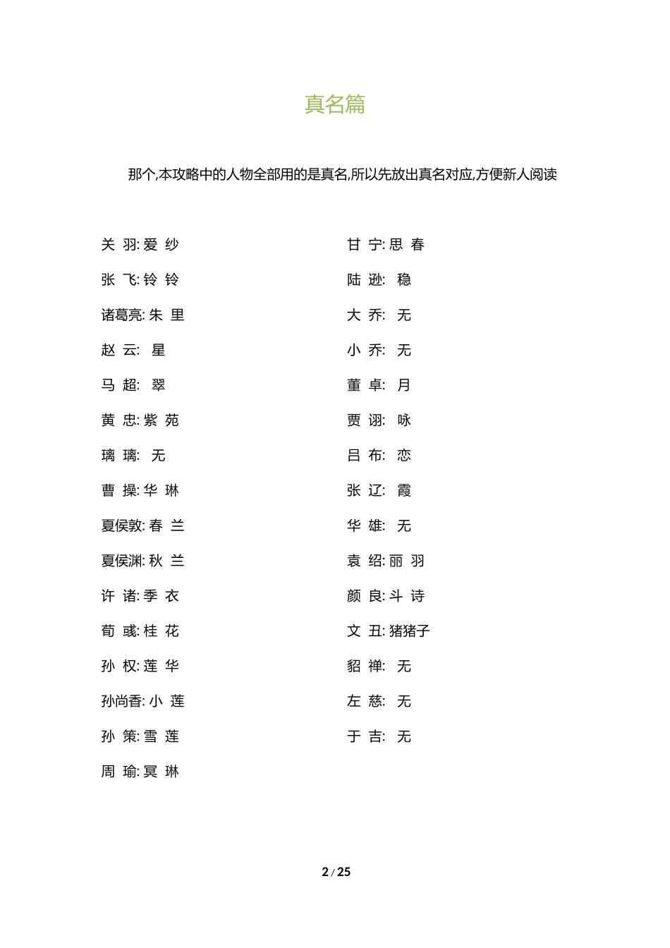 恋姬无双 全CG  全结局攻略【缘尘之兔】_第2页