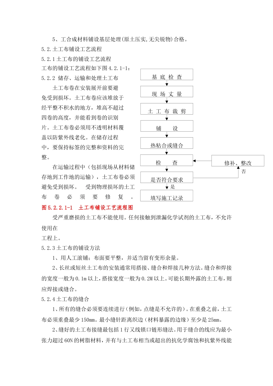 土工布铺设施工方案_第2页