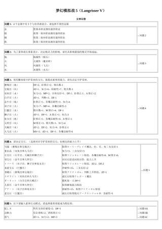 梦幻模拟战5图文攻略