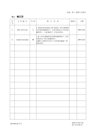 实验室认可程序文件