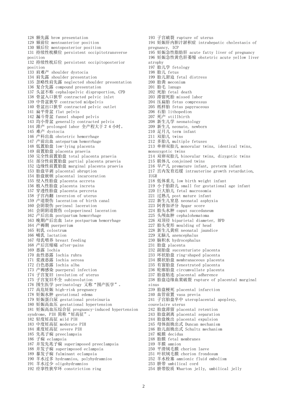 医学名词大汇总_第2页
