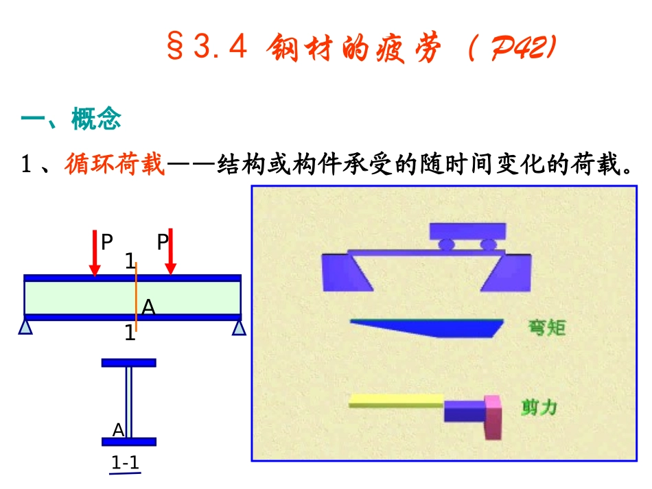 钢结构疲劳重点补充_第1页