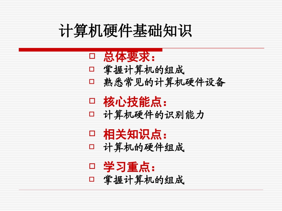 初中信息技术-认识计算机硬件_第1页