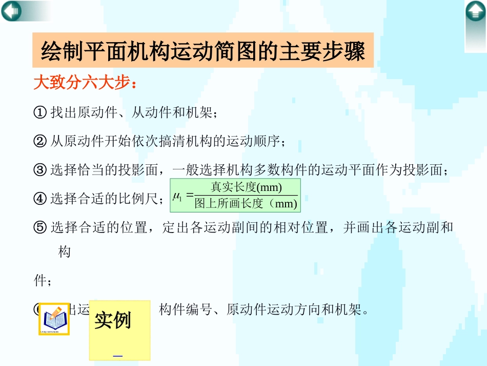 机械原理平面机构自由度计算-例题_第1页