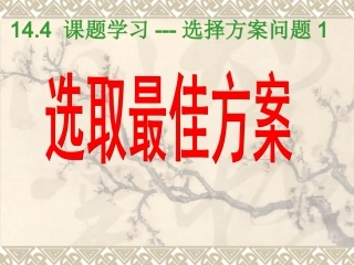 最佳方案课件