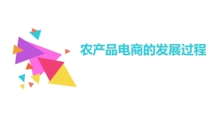 农产品电商的发展过程