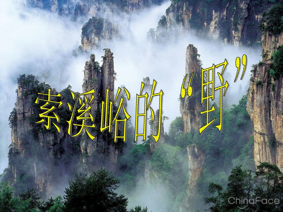 索溪峪的野 (5)_第1页