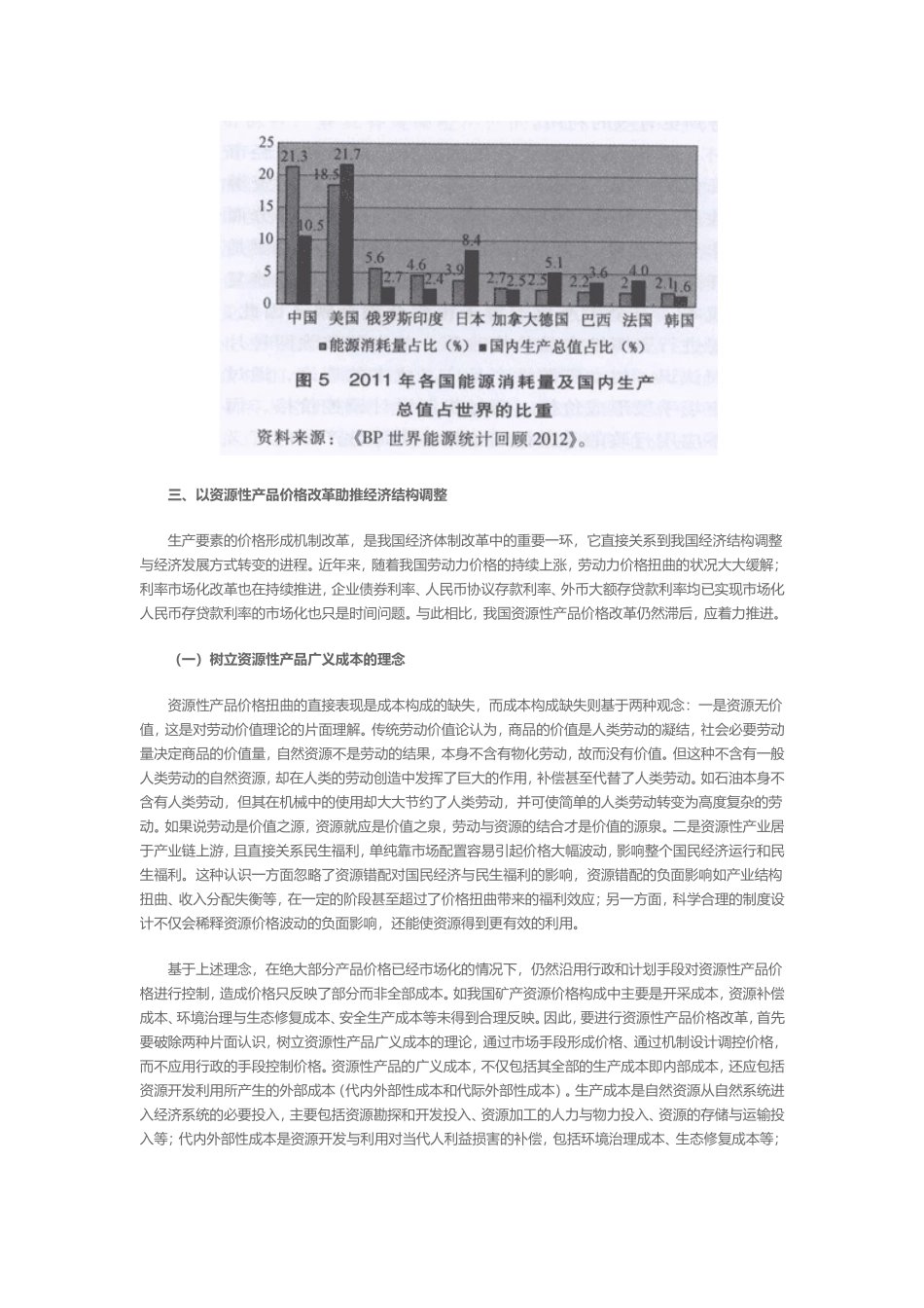 资源型产品价格改革与经济结构调整下_第2页