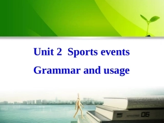 牛津英语M4U2_Grammar_and_usage