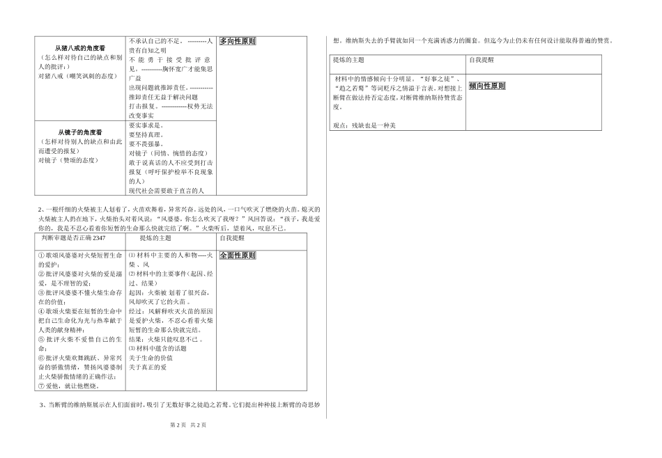 新材料作文审题（教师版）_第2页