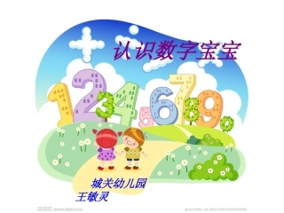 认识数字宝宝