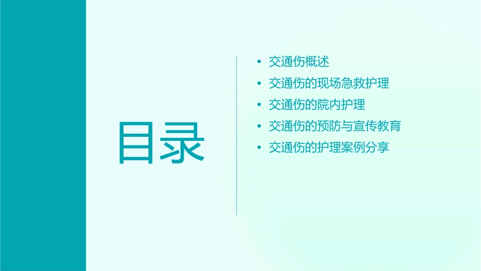 交通伤小讲课护理课件1_第2页