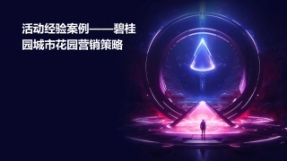 活动经验案例——碧桂园城市花园营销策略课件