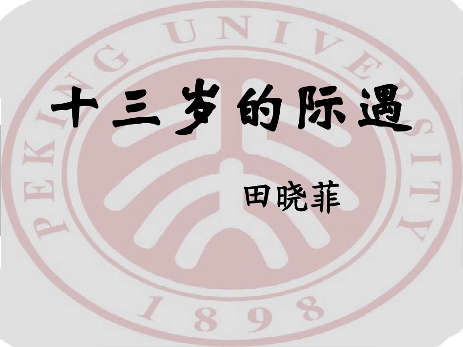 十三岁的际遇 (3)_第1页