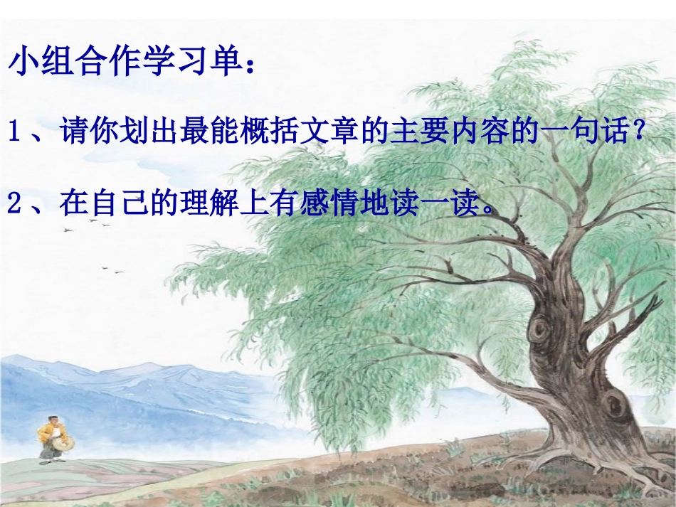 青海高原一株柳PPT_第3页
