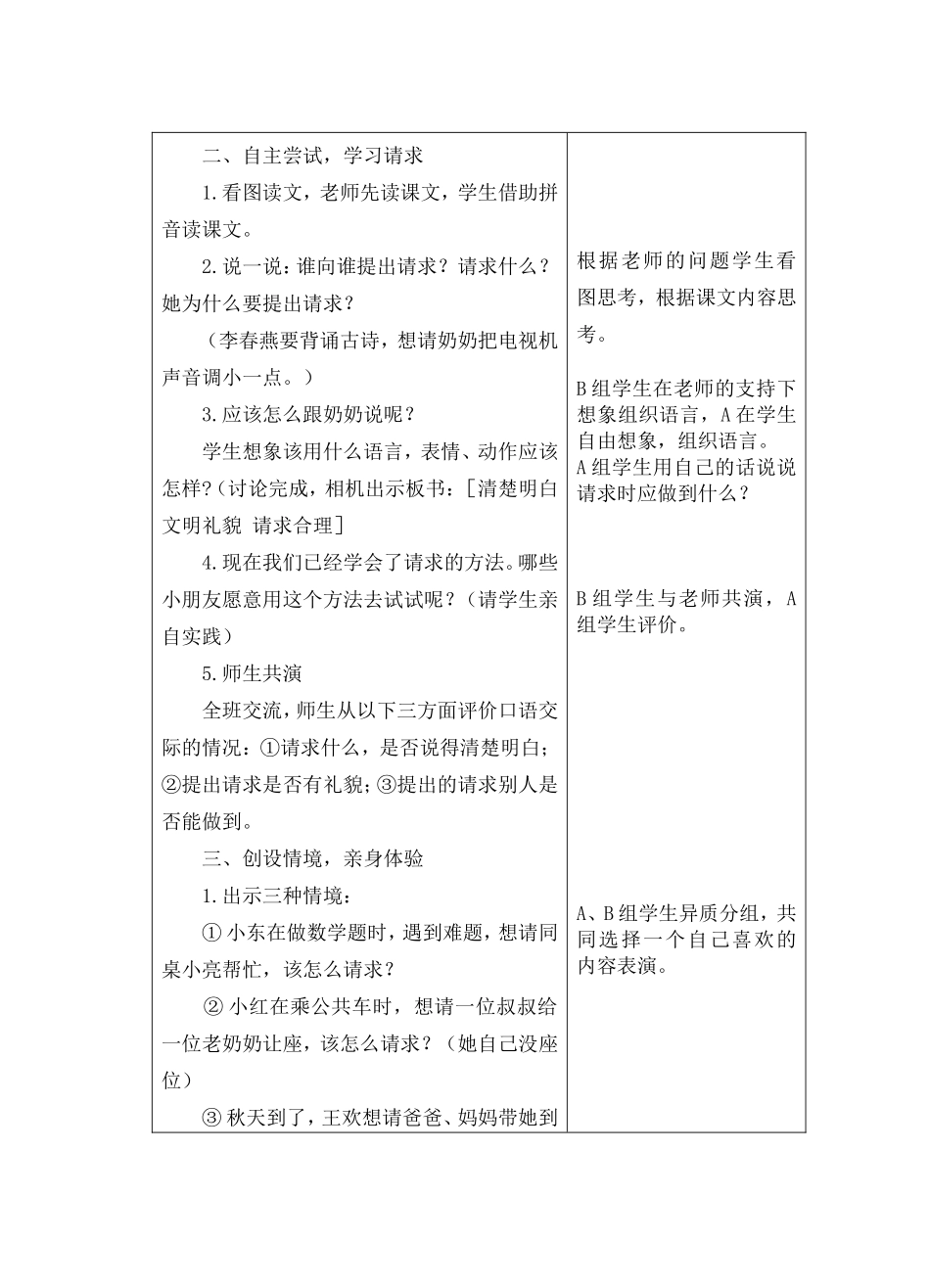 口语交际：学会请求_第2页