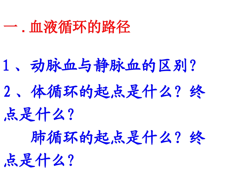 新人教版七下《输送血液的泵——心脏2》_第2页