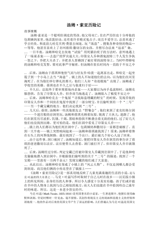 汤姆索亚历险记 (2)